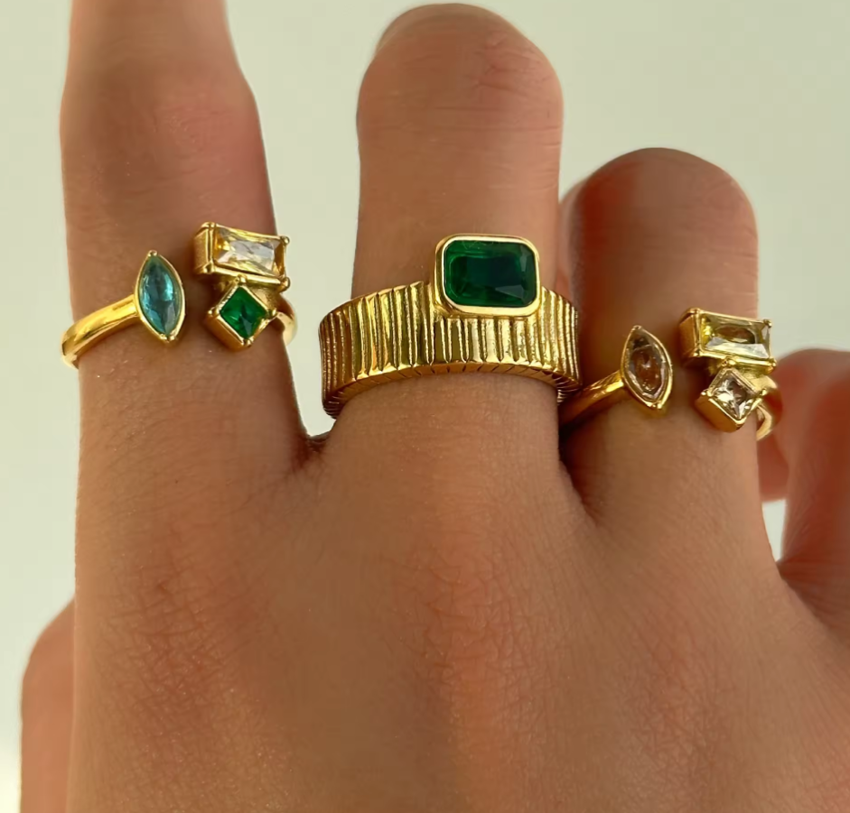 Ring with Pink Stone