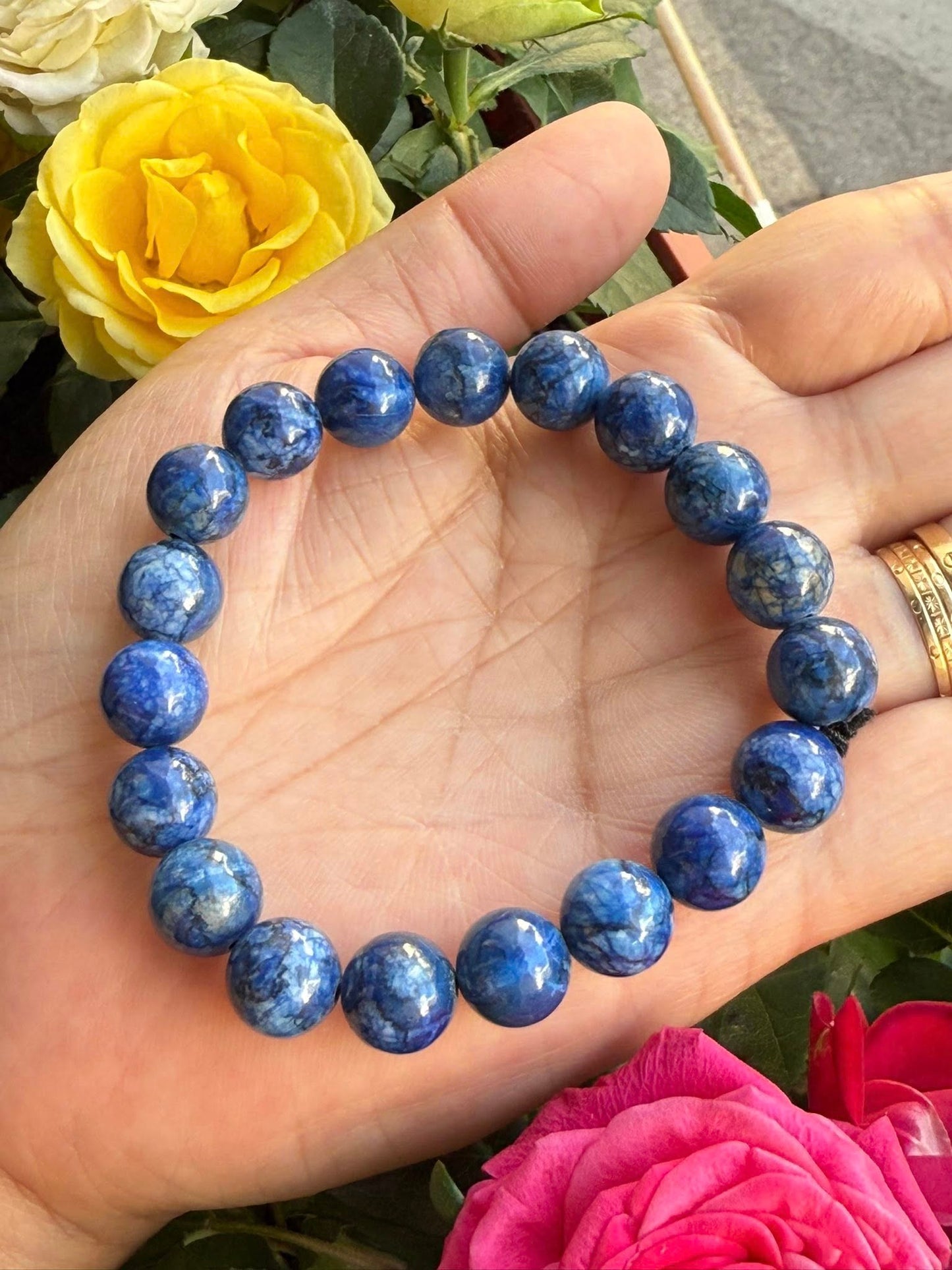 Colored Jadeite Jade Smooth Round 10mm Full Light Blue