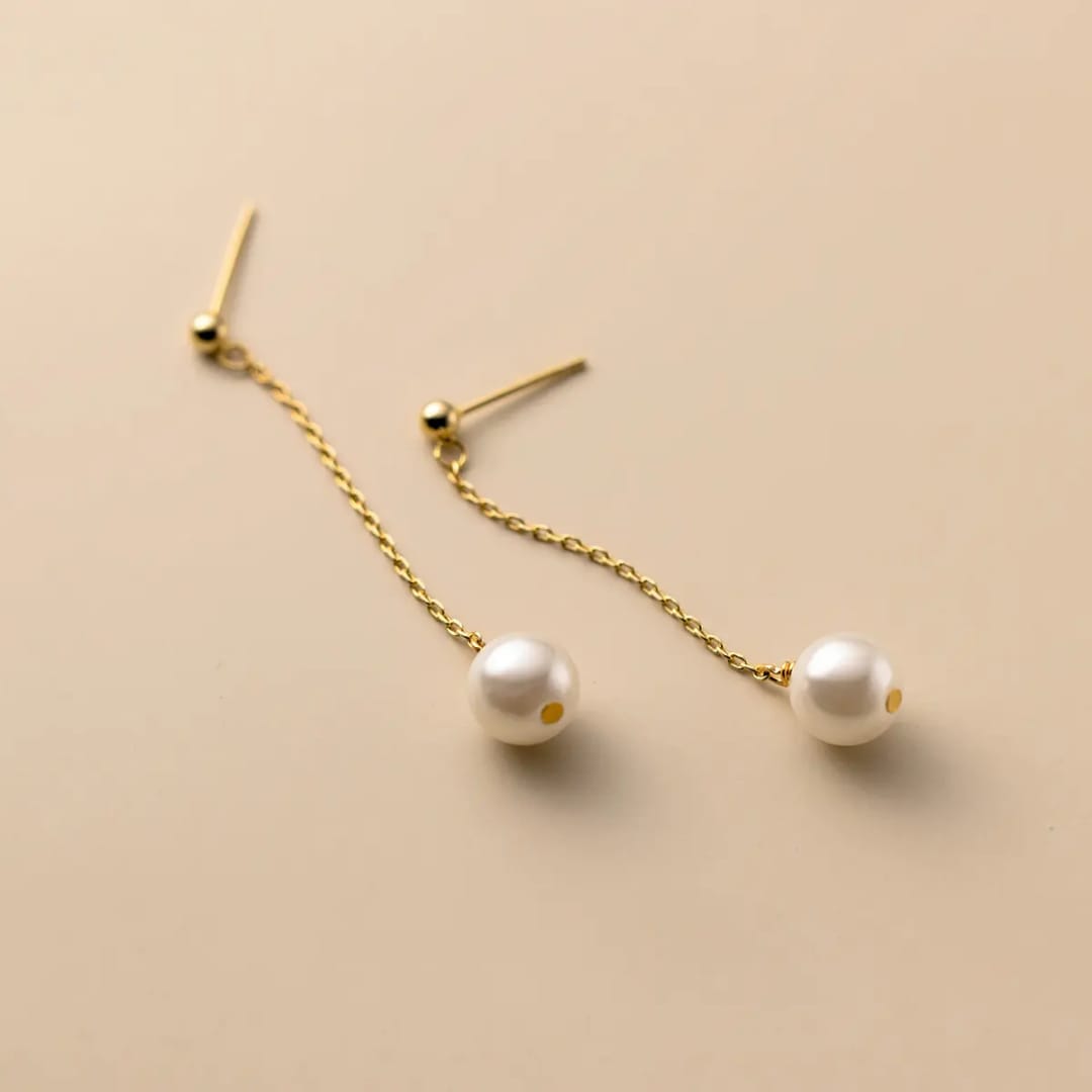 Goldplated 925 Silver Earring