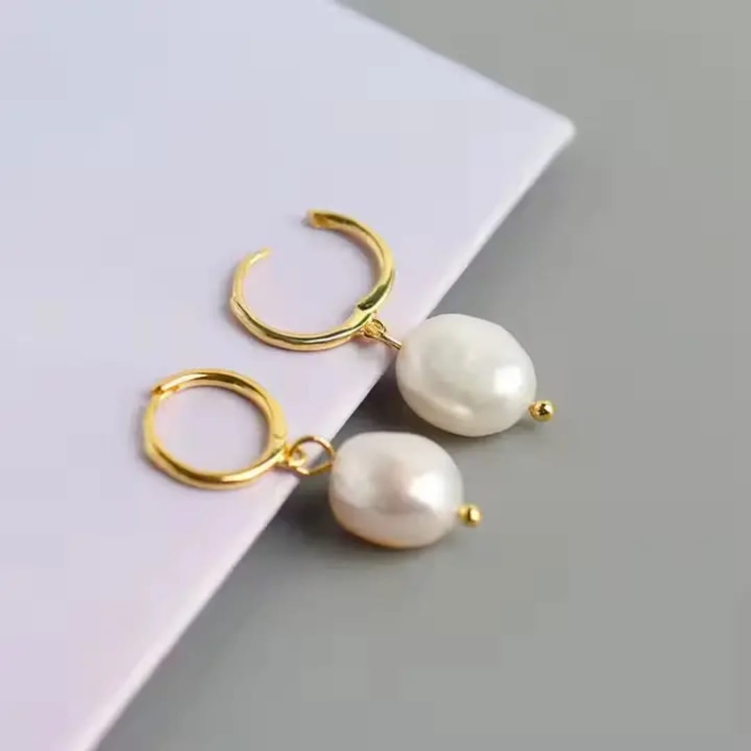 Goldplated 925 Silver Earring