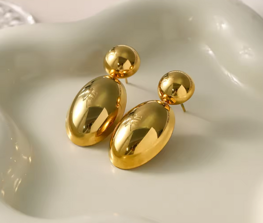 Round Dangling Earring