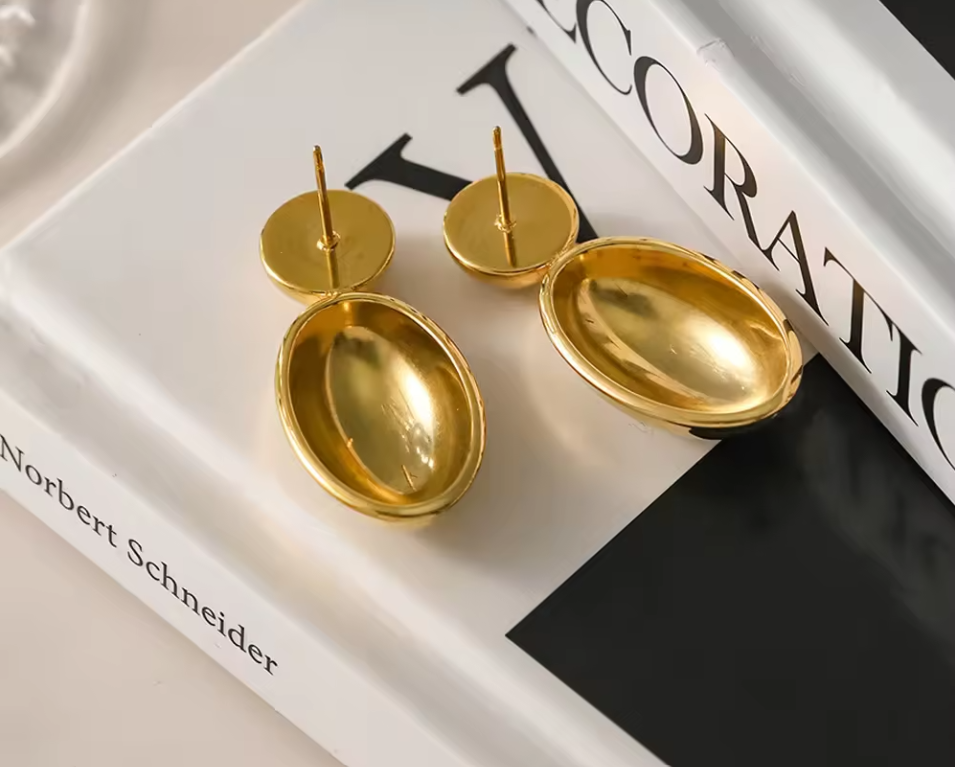 Round Dangling Earring