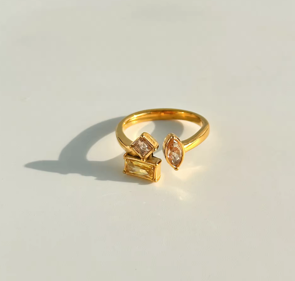 Ring with Pink Stone