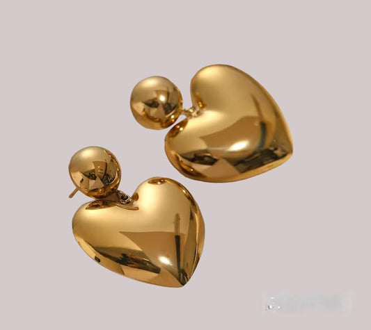 Heart Dangling Earring