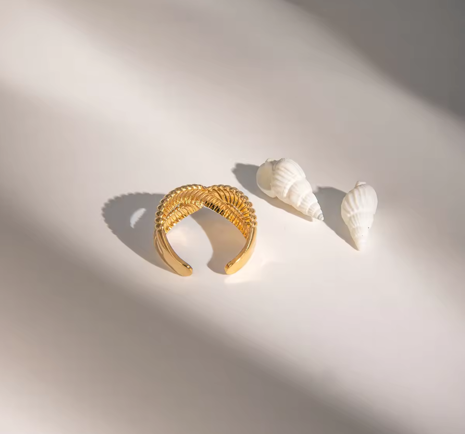 Trend Cross Knot Ring