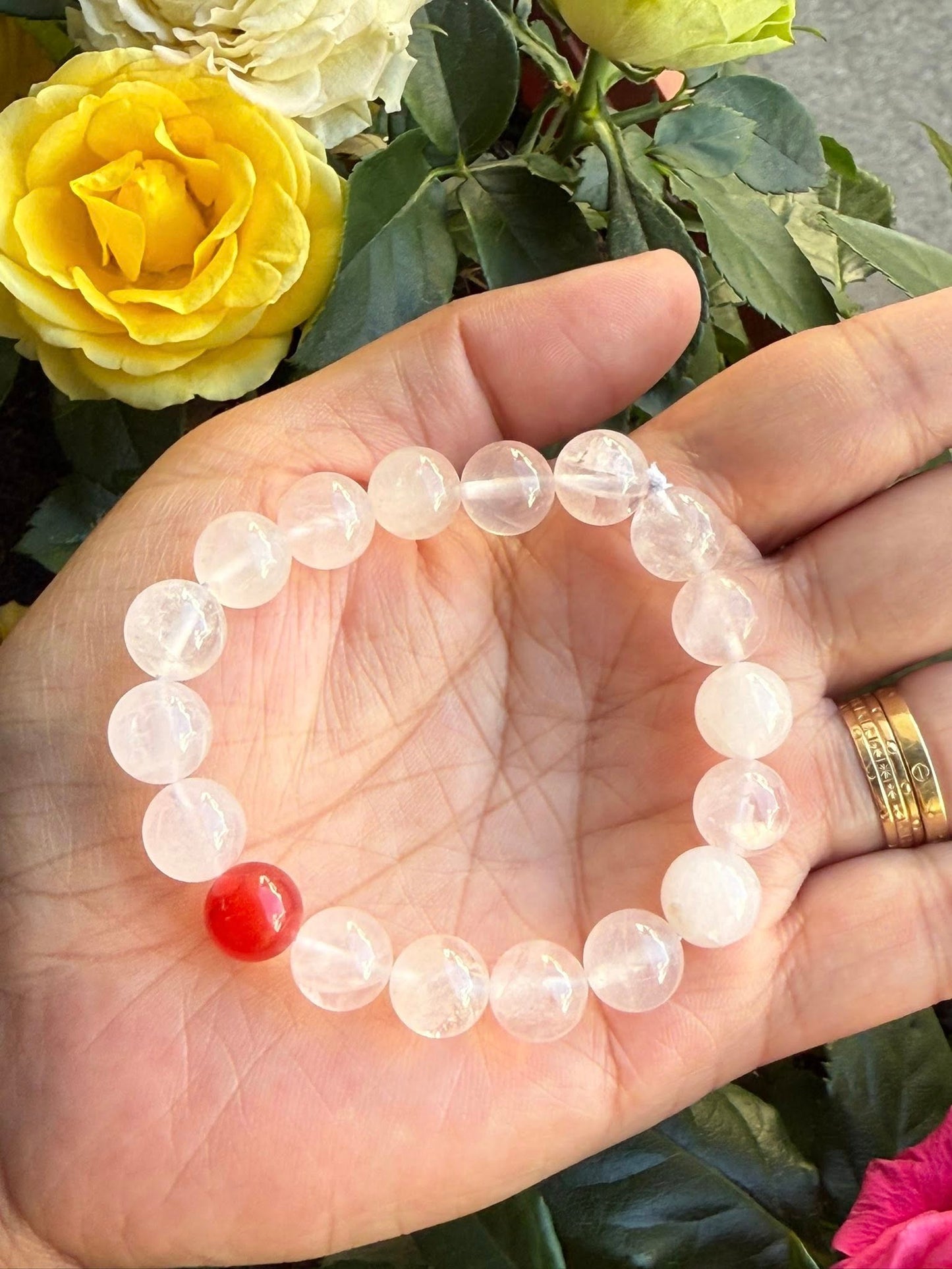 Round Smooth Rose Quartz 10mm