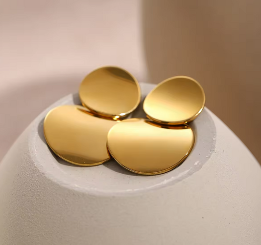 Double Round Earring