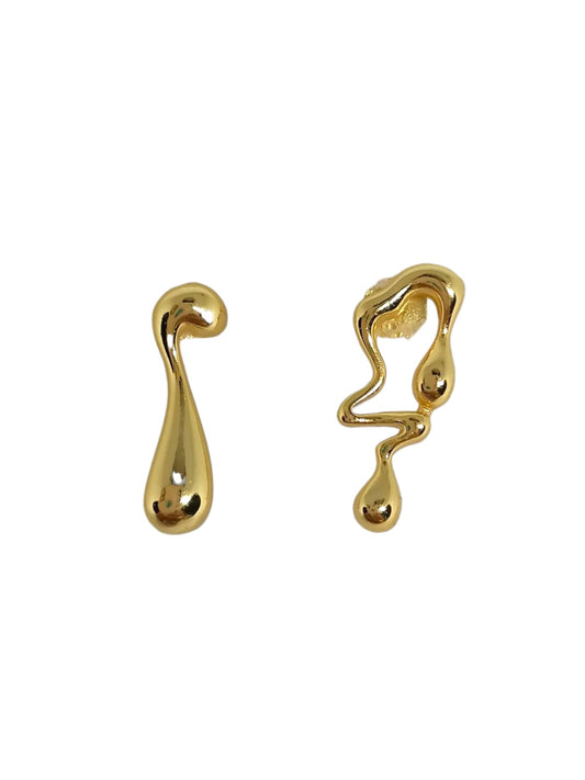 Goldplated 925 Silver Earring