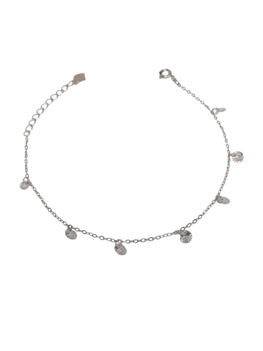 Goldplated 925 Silver Bracelet with Stone