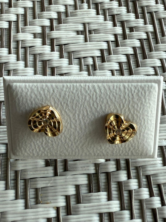 9K Real Gold Earrings