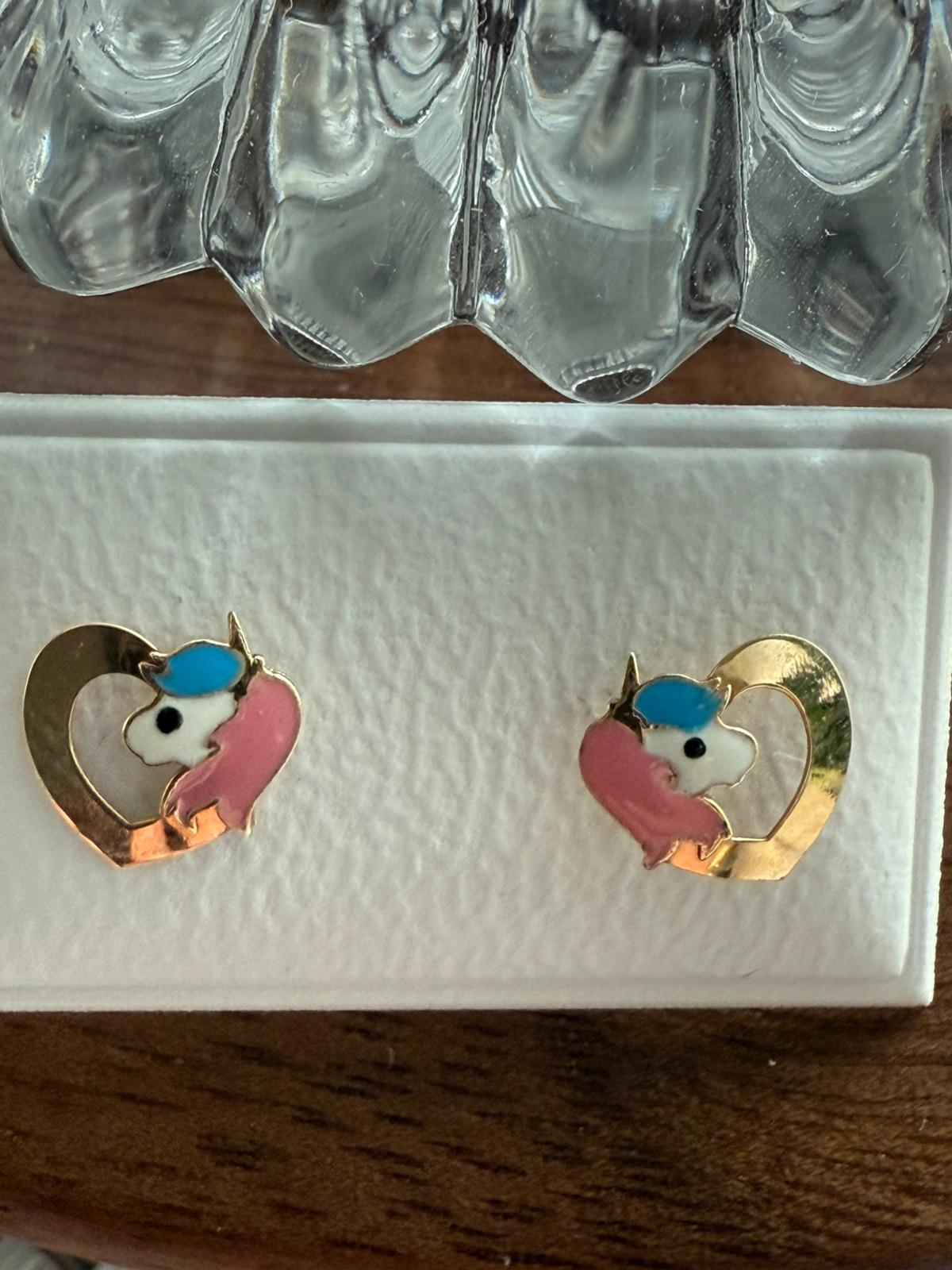 9K Real Gold Earrings