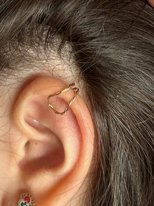 9K Real Gold Earrings